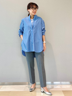 kagure かぐれ リネン混 クルーネックTシャツ 日本製 フリーサイズ かぐれ - kagure かぐれ リネン混 クルーネックTシャツ 日本製