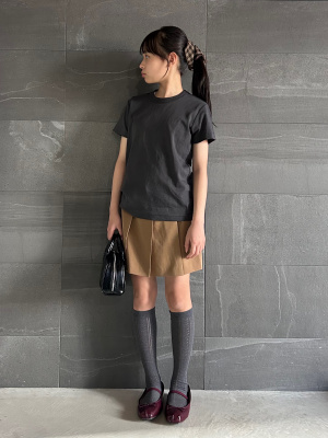 超美品　Love letter TクルーネックTシャツEN TS01PTW ラブスカルサガラワッペン VネックTシャツ(トップス)｜LOVELESS