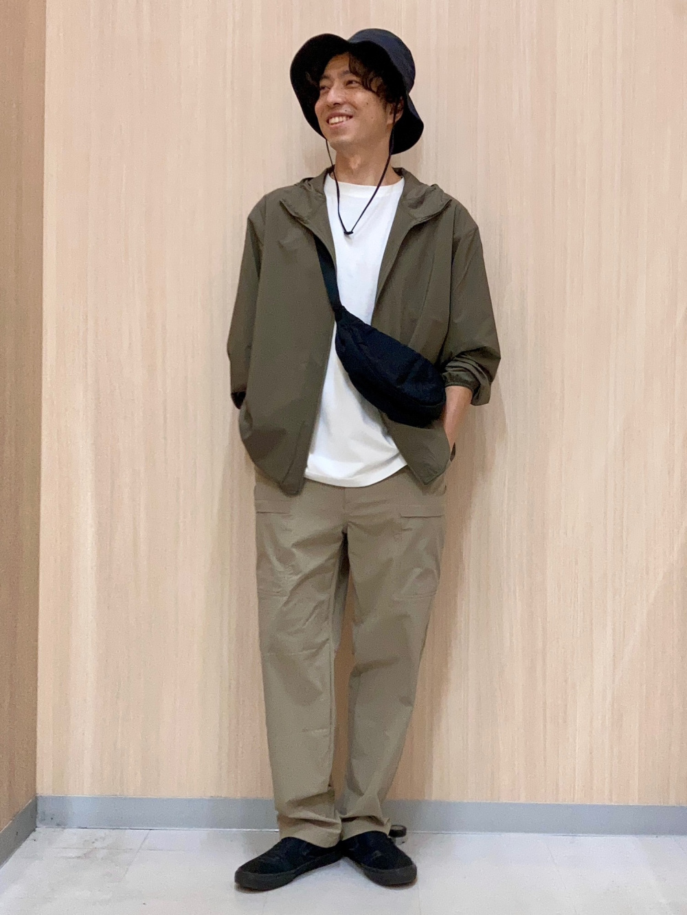 ユーティリティショートブルゾン、ギアパンツ」の着用コーディネート