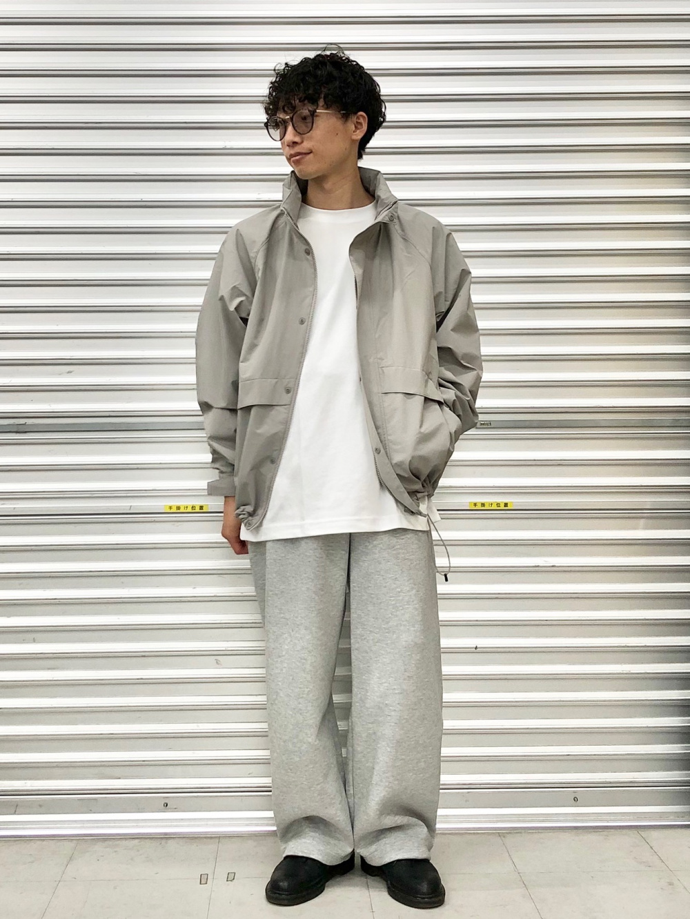 スウェットワイドパンツ、ライトウェイトスタンドブルゾン」の