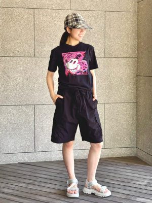 ユニクロC コットンショートブルゾン L + ワイドフィットカーゴパンツ M ユニクロ公式 | コットンショートブルゾン