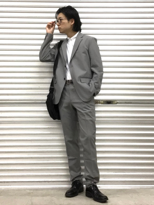 【廃盤・超人気商品‼️】UNIQLO チドリ柄 グレー ストライプ ビ ユニクロ公式 | 感動ジャケット/チドリ