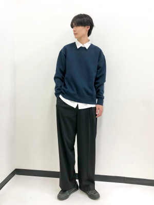 【1/14のみ値下げ】ネイビー オーバーサイズ スウェット ユニクロ公式 | オーバーサイズスウェットシャツ