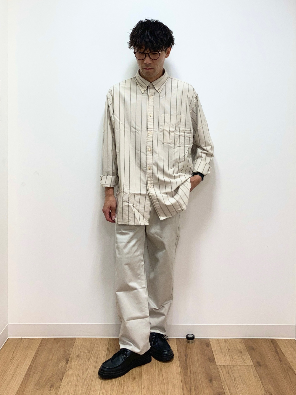 ジップアップショートブルゾン/デニム、オックスフォードオーバー