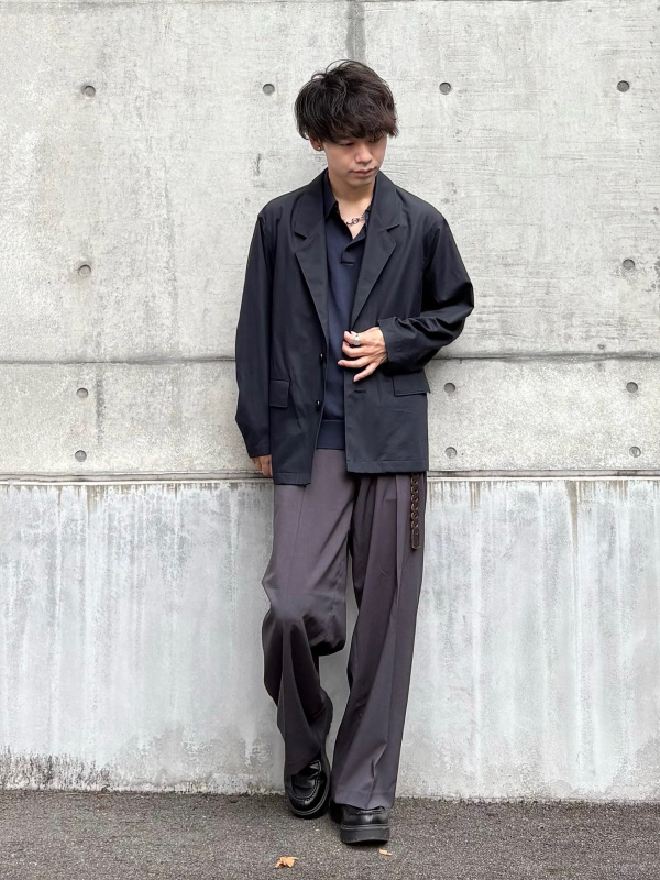 UNIQLO Ｕ　コットンブレンド　Lサイズ　セットアップ コットンブレンドジャケット L UNIQLOu ユニクロu - メルカリ