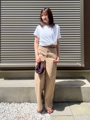 UNIQLO ワイドチノパンツ2点セット　オンライン限定　丈長め ユニクロ公式 | ワイドチノパンツ/丈長め