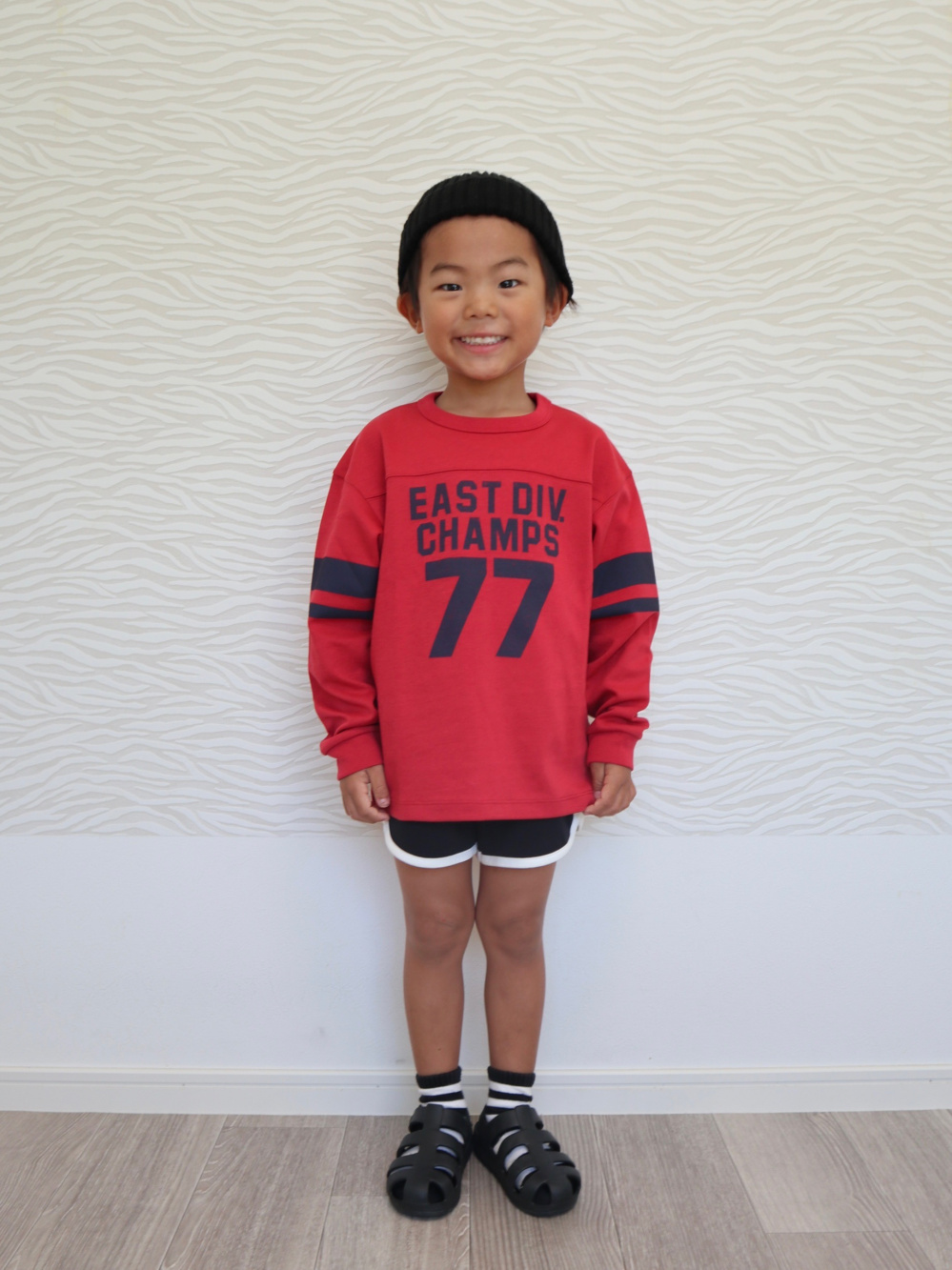 GIRLS エアリズムジャージーショートパンツ」の着用コーディネート