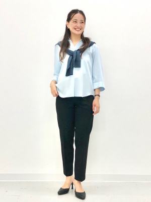 ユニクロ公式 | レーヨンスキッパーブラウス/7分袖