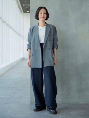 完売！定価4.7万✨Deuxieme Classe アサ　ダブルジャケット36 アサ ダブル ジャケット/ドゥーズィエムクラス サイズ36