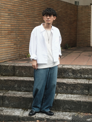 ユニクロ公式 | バギーカーブジーンズ丈短め