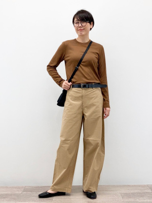 ★極美品★L'AppartementDEUXIEMECLASSEリブクルーネック ☆極美品☆L'AppartementDEUXIEMECLASSEリブクルーネック