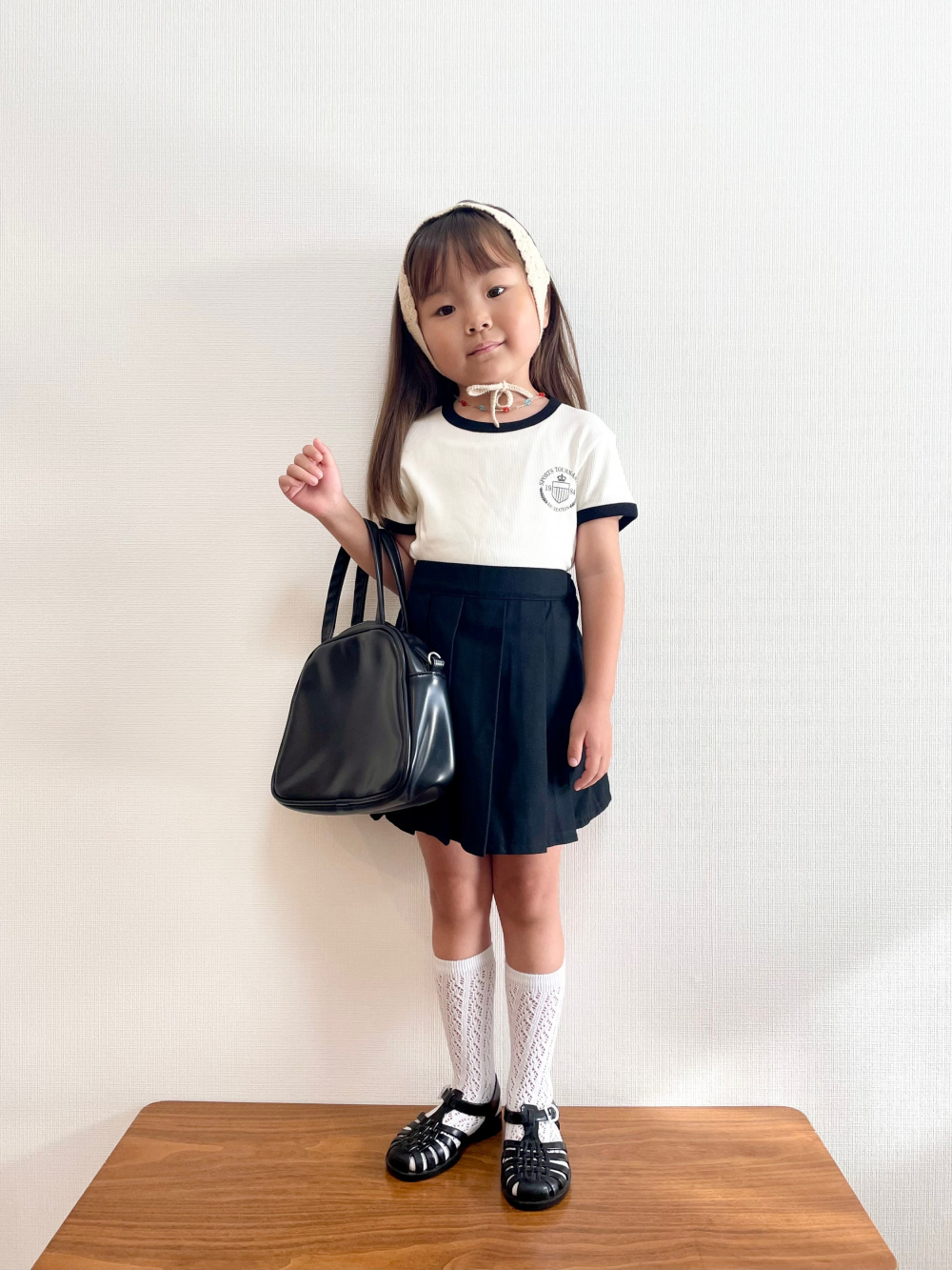 GIRLS ソフトリブミニTシャツ、GIRLS エアリズムジャージーショート