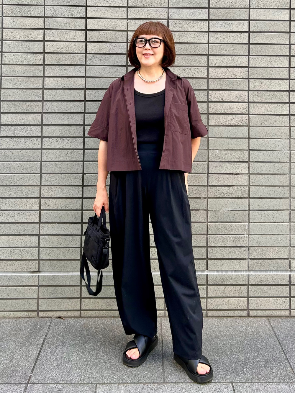 感動ダブルジャケットリラックスフィット、感動タックワイドパンツ」の
