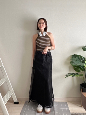 黒のホルターネックブラトップ ユニクロ公式 | ホルターネックブラタンクトップ