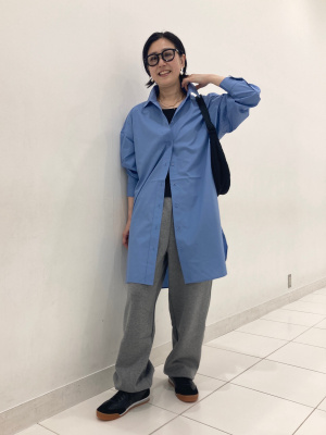ユニクロ公式 | オーバーサイズシャツワンピース