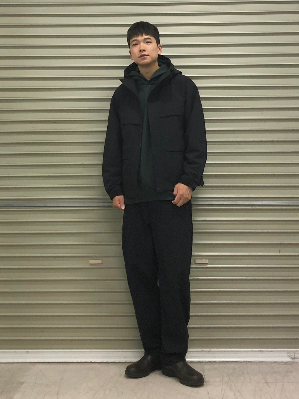 ユニクロ　コットンショートブルゾン　セットアップ ユニクロ公式 | コットンショートブルゾン