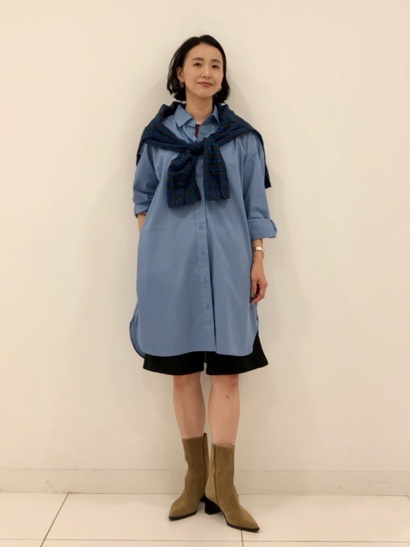 オーバーシャツワンピ♡ ユニクロ秋ワンピ】この清潔感たるや！甘すぎず若すぎず好感度抜群