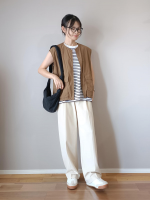 ユニクロ公式 | タックワイドパンツ（ツータック・丈標準69～71cm）
