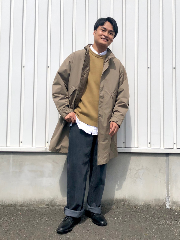 ウィンドプルーフ2WAYコート（メンズ）の着用コーディネート一覧