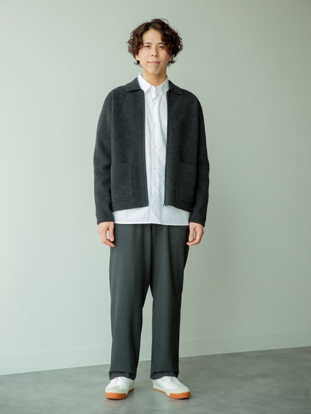 ニットフルジップジャケット」の着用コーディネート| ユニクロ公式