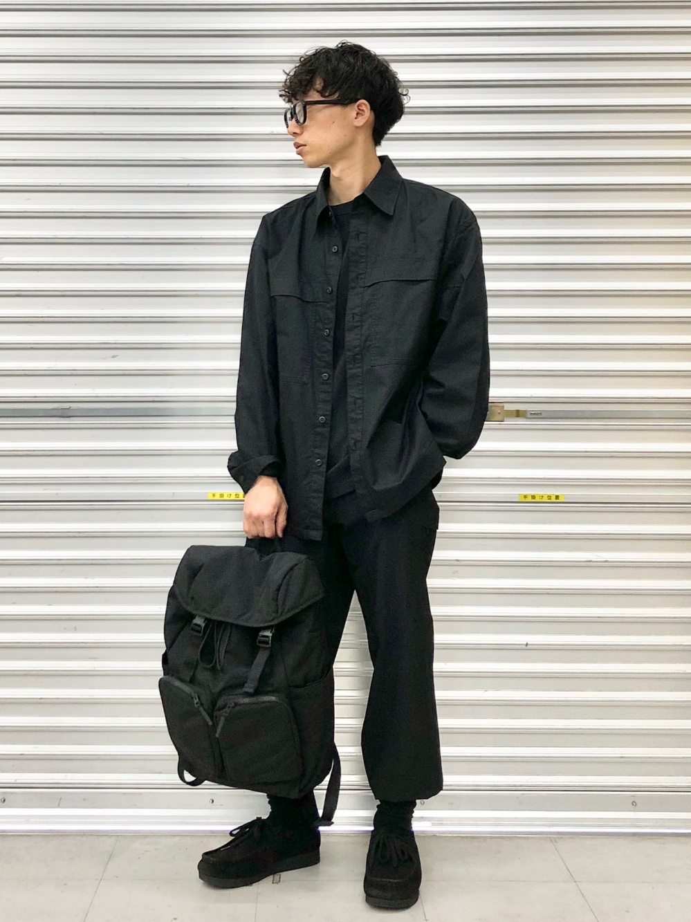 パフテックショートブルゾン、ユーティリティオーバーサイズ