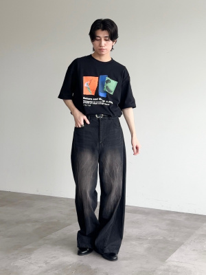 UT カンディ・ウォーホル コラボ Tシャツ 黒大きめ ユニクロ「UT」KAWS＆アンディ・ウォーホルとコラボ