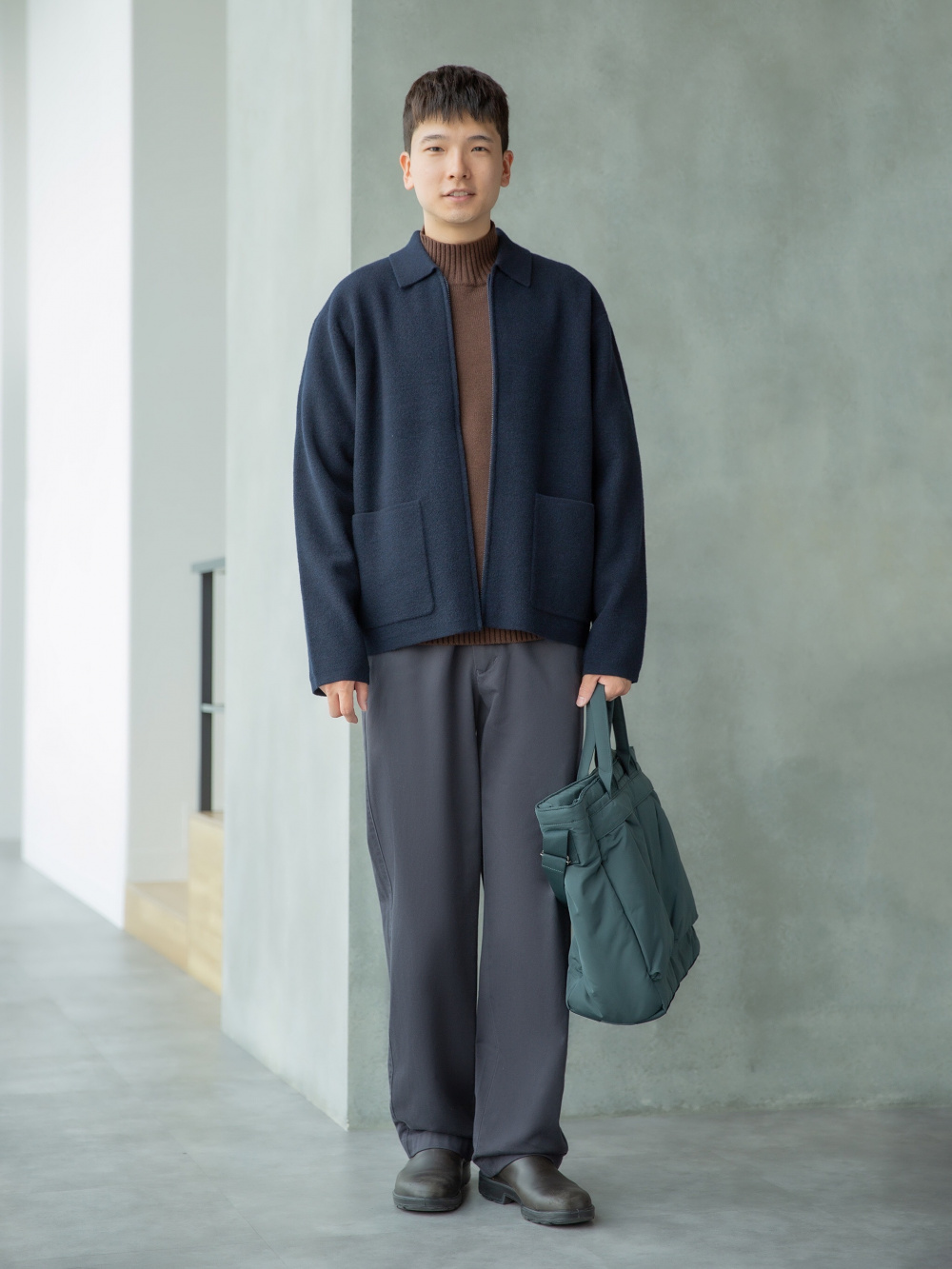 ニットフルジップジャケット」の着用コーディネート| ユニクロ公式