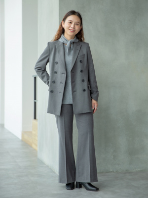 ユニクロc カシミヤリラックスvネックセーター スカーフつき グレー l ユニクロ公式 | カシミヤリラックスVネックセータースカーフつき