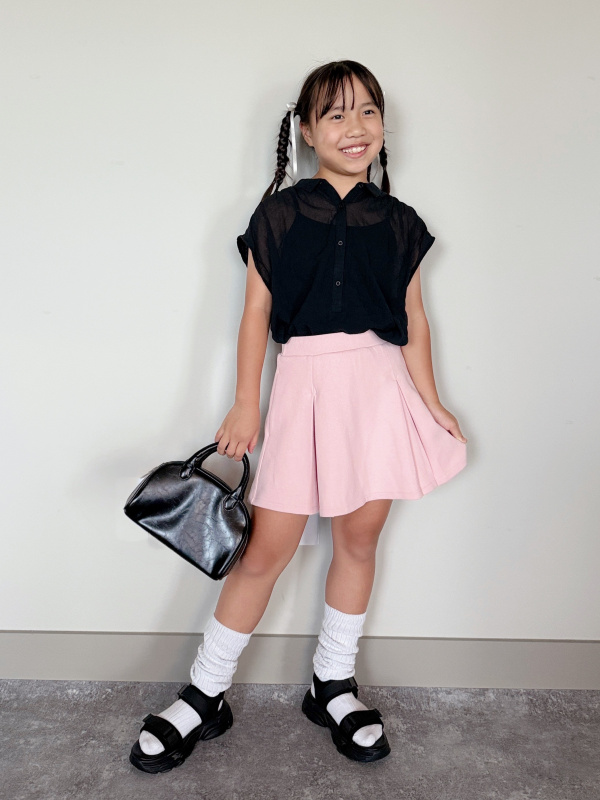 S1234❤️ ユニクロ　コットンシアーブラウス/ノースリーブ　XL ブラック　黒 UNIQLO - S1234❤️ ユニクロ コットンシアーブラウス/ノースリーブ XL