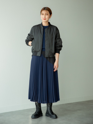 ユニクロ　ボマージャケット UNIQLO】【UNIQLOC】【2025年春夏コレクション】【先行発売
