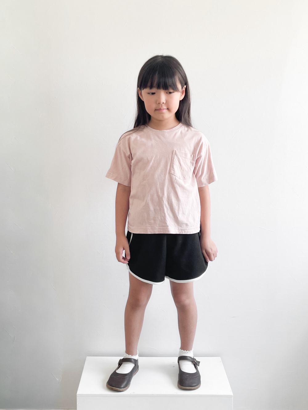 GIRLS エアリズムジャージーショートパンツ」の着用コーディネート