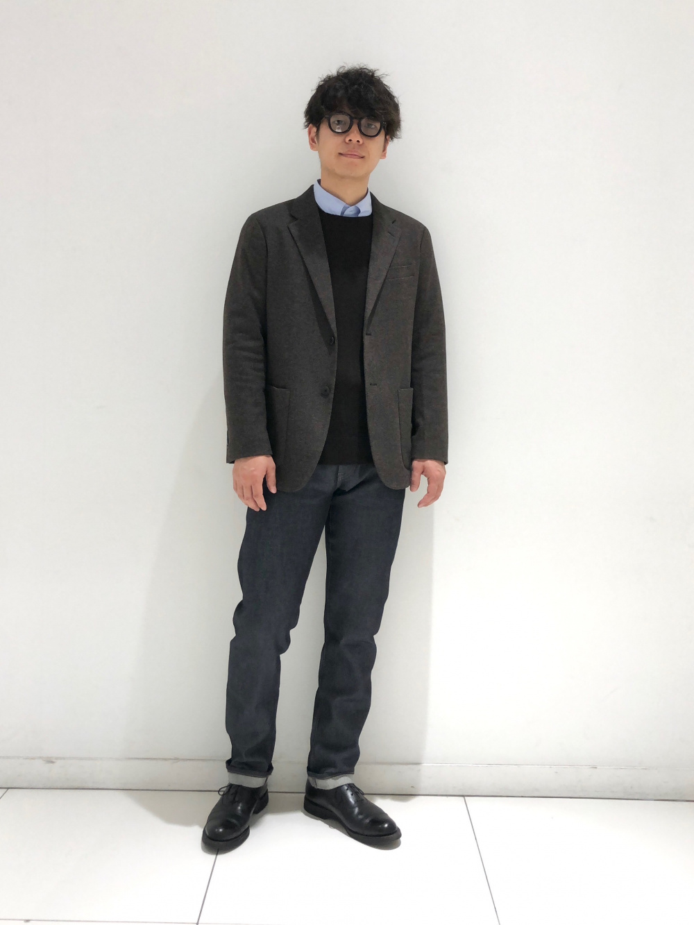 【美品】ユニクロ　カシミヤジャケット ユニクロ公式 | カシミヤブレンドオーバーサイズジャケット(レディース)