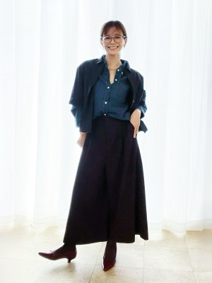   キュロット THLA370 ブラック/ホワイト L Tommy Hilfiger キュロット THLA370 ブラック/ホワイト L