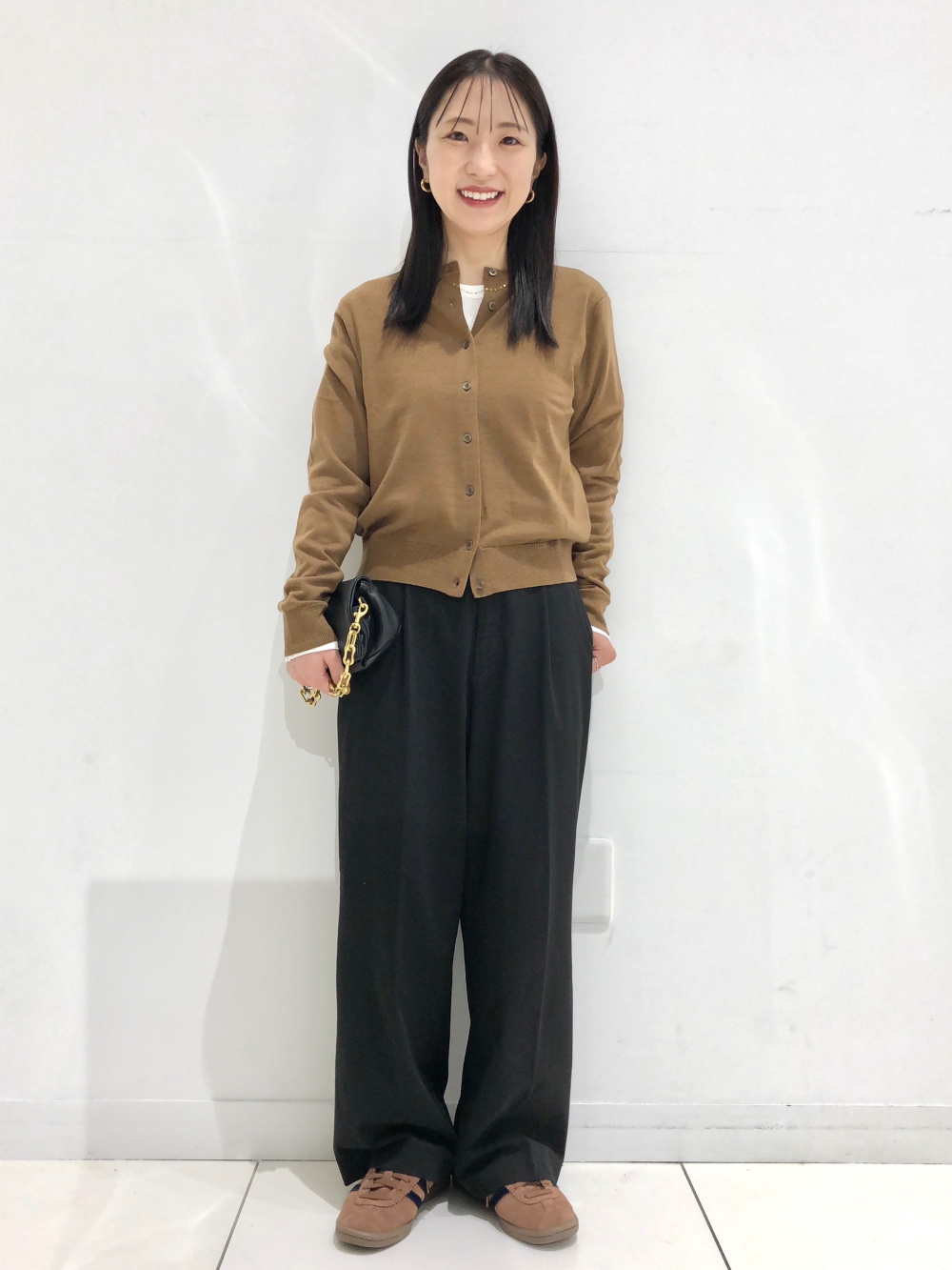 ダブルジャケット、タックワイドパンツ」の着用コーディネート