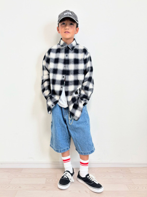 ユニクロ公式 | ペインターイージーハーフパンツ