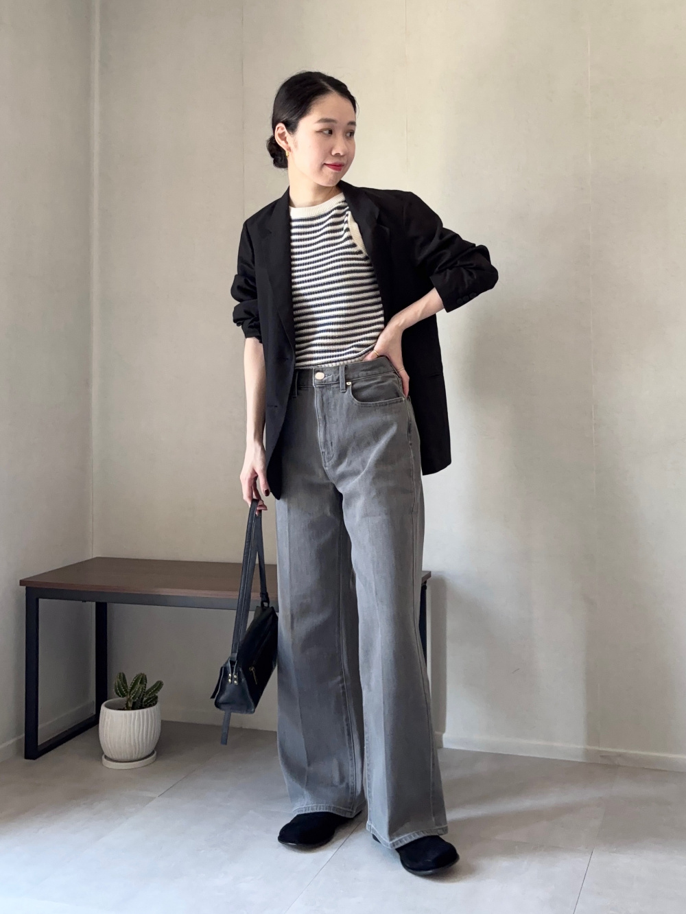 リネンブレンドジャケット」の着用コーディネート| ユニクロ公式