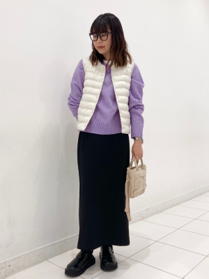 ユニクロ公式 | ダブルフェイスナロースカート