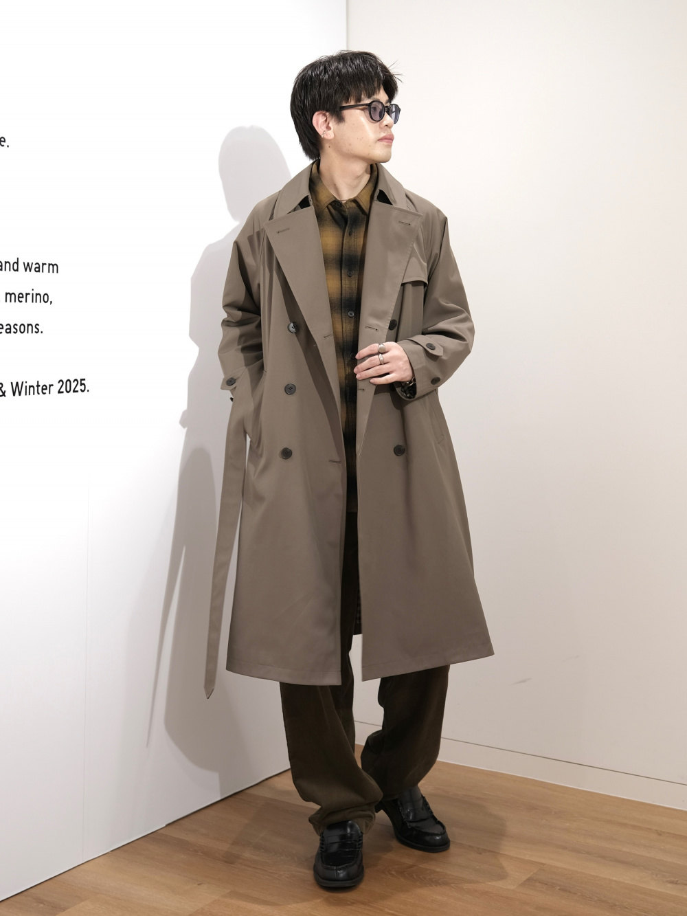 ★超美品★ユニクロのリラックスフィットトレンチコートMサイズ2025年モデル トレンチコート/リラックスフィット｜ユニクロの通販｜&mall（アンド