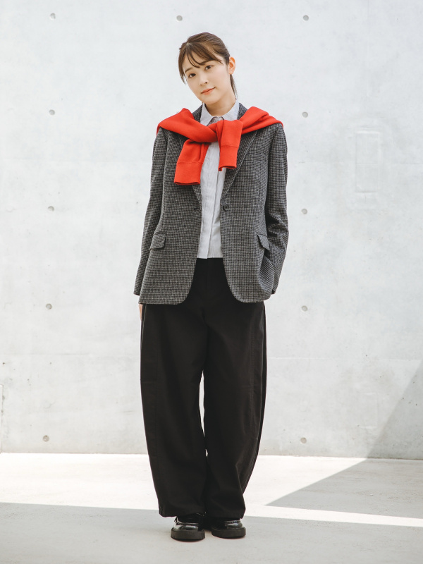 公式スタイリング | ユニクロ公式 UNIQLO C ツイードオーバーサイズ 