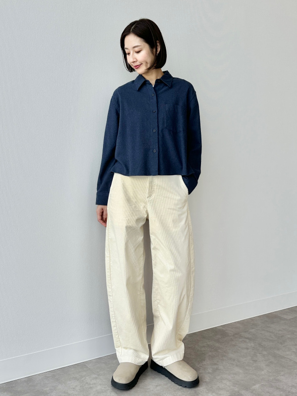 コーデュロイカーブパンツ（レディース）の着用コーディネート一覧