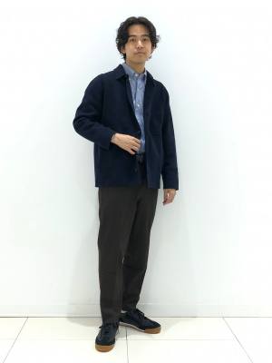 【ブラック】UNIQLO 感動ジャケット スマートアンクルパンツ 感動ジャケット（リラックスフィット） セットアップ可能