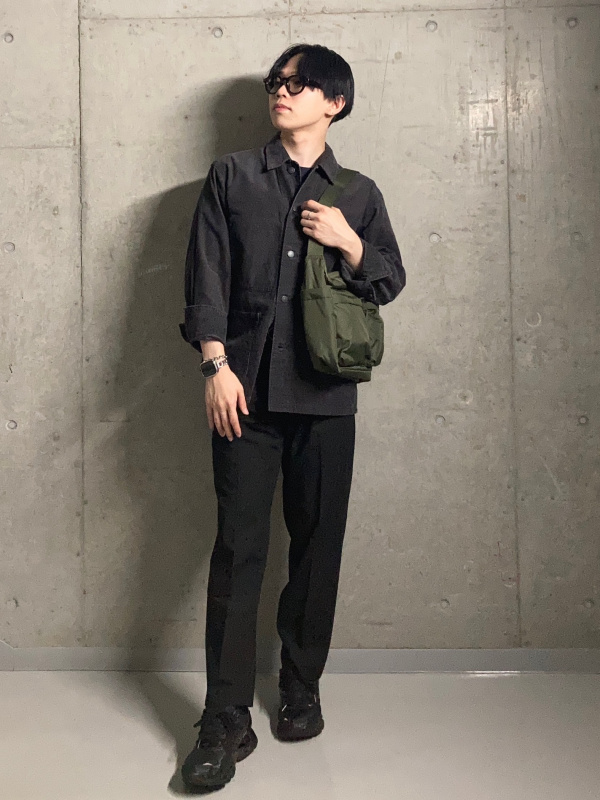 コーデュロイジャケット、スマートアンクルパンツ/タックの