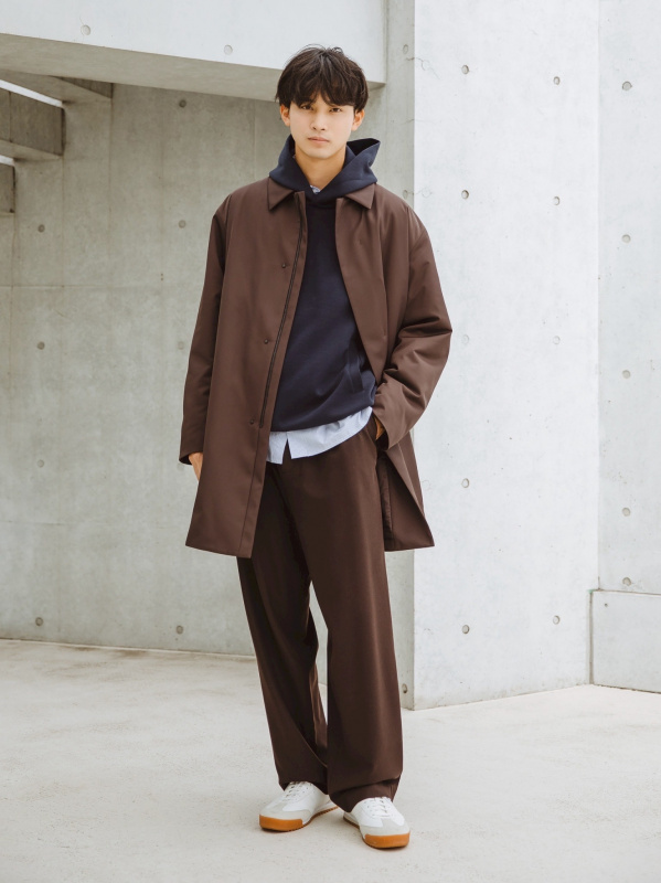 パフテックハーフコート（メンズ）の着用コーディネート一覧| ユニクロ公式