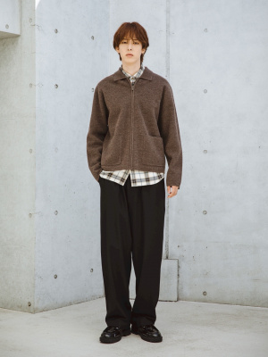 ユニクロ公式 | ニットフルジップジャケット