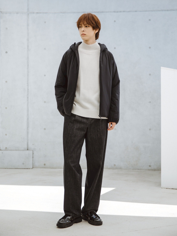 タックストレートパンツ／デニム（メンズ）の着用コーディネート一覧