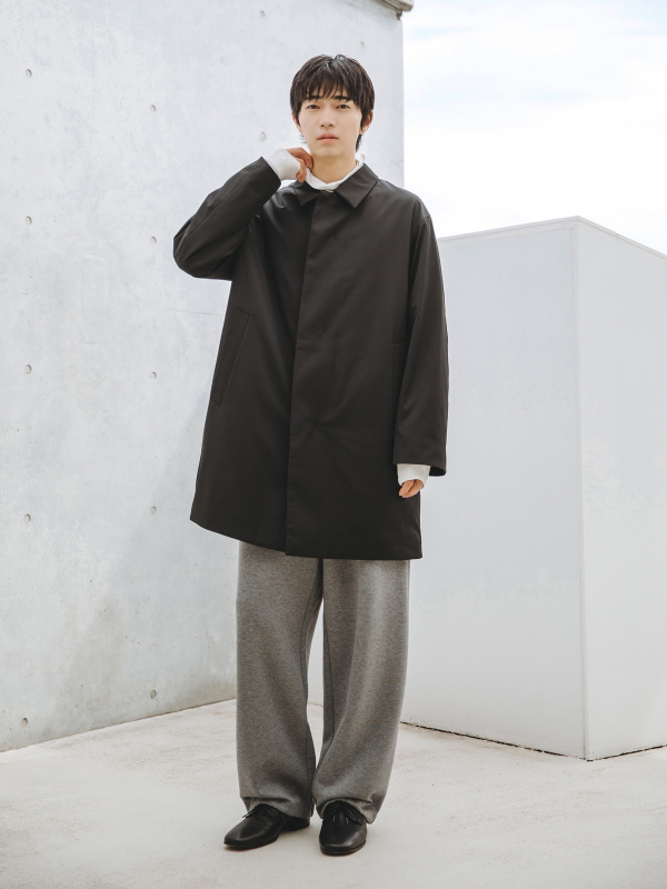 スウェットワイドパンツ、パフテックリラックスジャケット」の