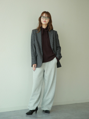 今季♡ 新品未使用 UNIQLO ツイードテーラードジャケット Sサイズ ユニクロ公式 | ツイードテーラードジャケット