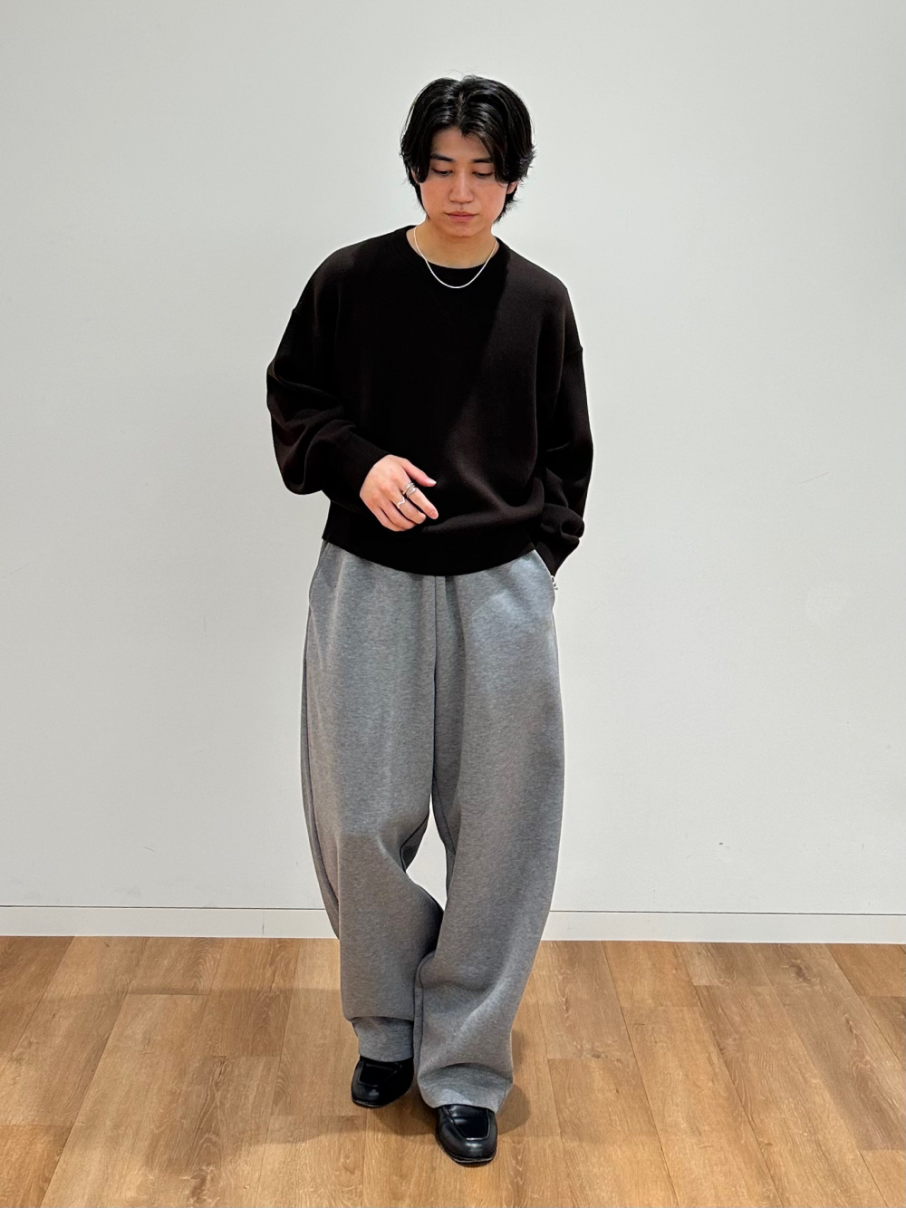 月刊Popteen438～468(×462.467)2017.4～2019.10 クルーネックTシャツ、スムースコットンクルーネックセーター」の着用