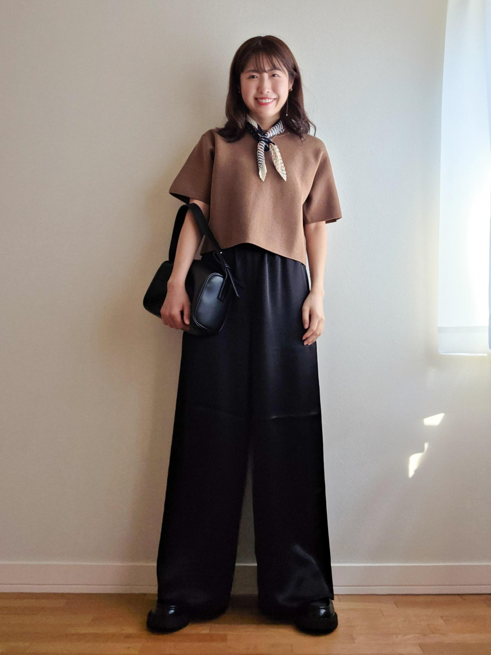 ツイードテーラードジャケット、フレアスコート」の着用コーディネート