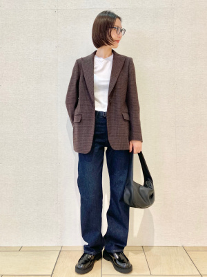 ユニクロ公式 | ツイードテーラードジャケット